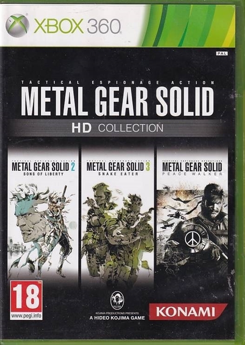 Metal Gear Solid HD Collection - XBOX 360 (B Grade) (Genbrug)